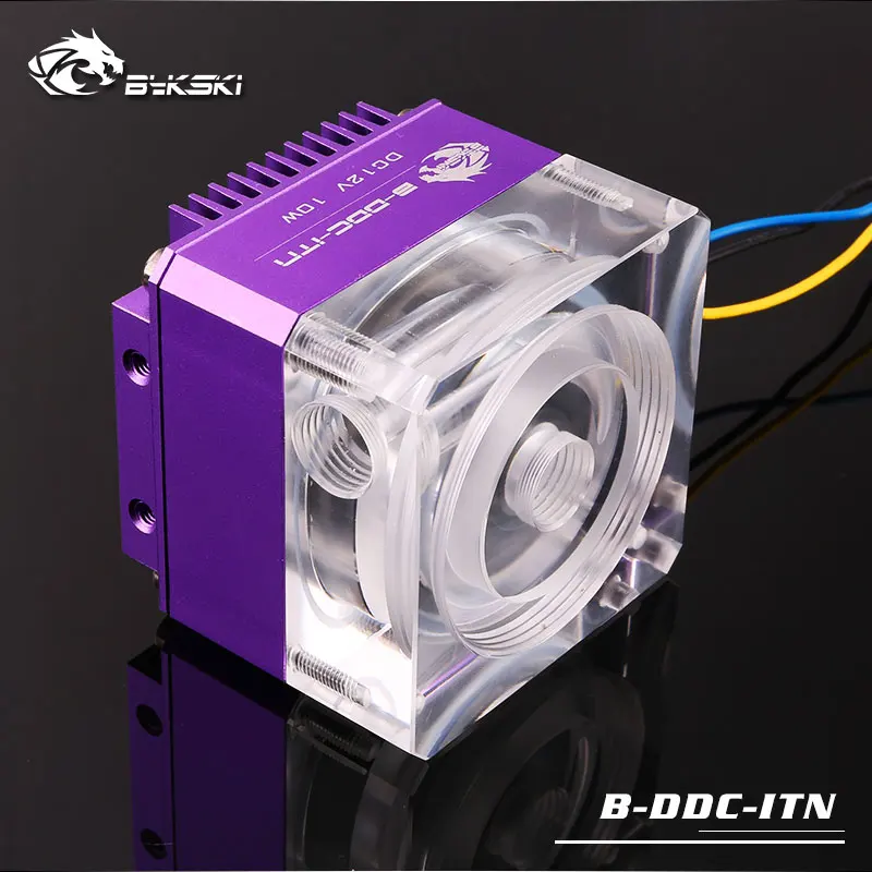 Bykski DDC насос Броня радиатор Топ акриловая крышка B-DDC-ITN-COV
