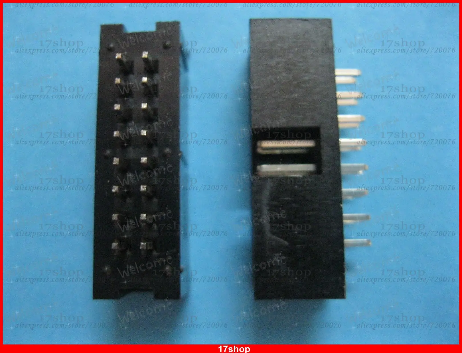 20 шт 2 54 мм 16 Pin Мужская коробка заголовки и IDC разъемы|connector idc|connector ampconnector header |