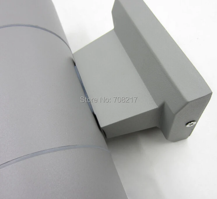 Светодиодные настенные лампы высокой мощности алюминиевая лампа в черном/сером