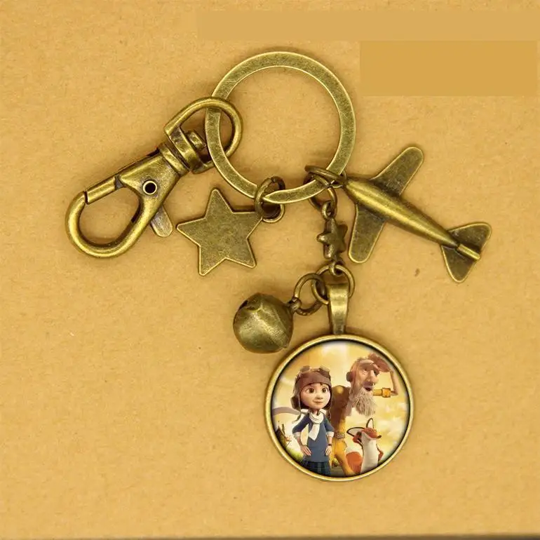 Новая модная игрушка брелок Маленький принц арт Картина кулон Роза ювелирные