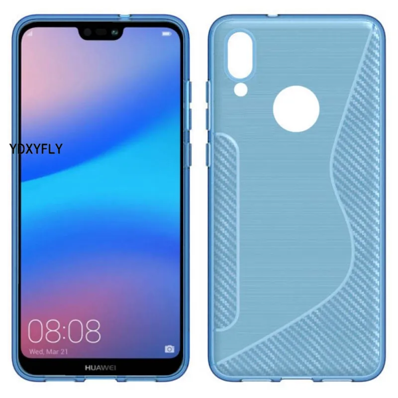 Нескользящие гель Shell силиконовый чехол для huawei P20 Pro Гибкая S линии ТПУ Lite