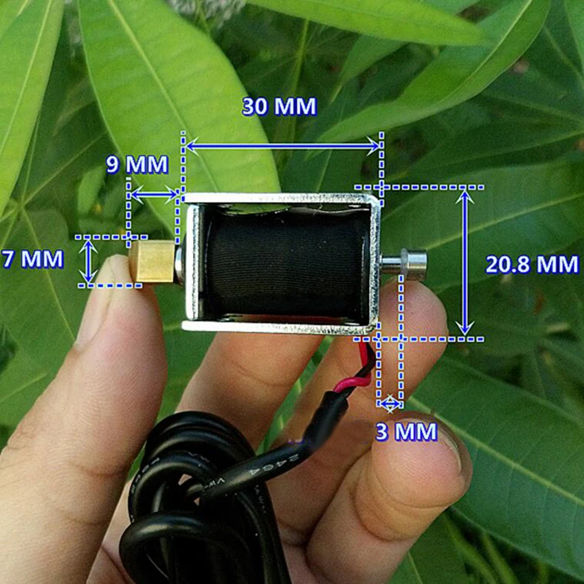 Linear solenoid Open Frame type electromagnet Locks DC 6V-12V with automatic reset the locks for safe | Обустройство дома