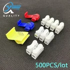 Соединитель электрического кабеля, 500 шт., красный, изолированный, быстроразъемные клеммы, обжим для автомобиля электрическая ОБЖИМНАЯ оснастка для кабеля CH23