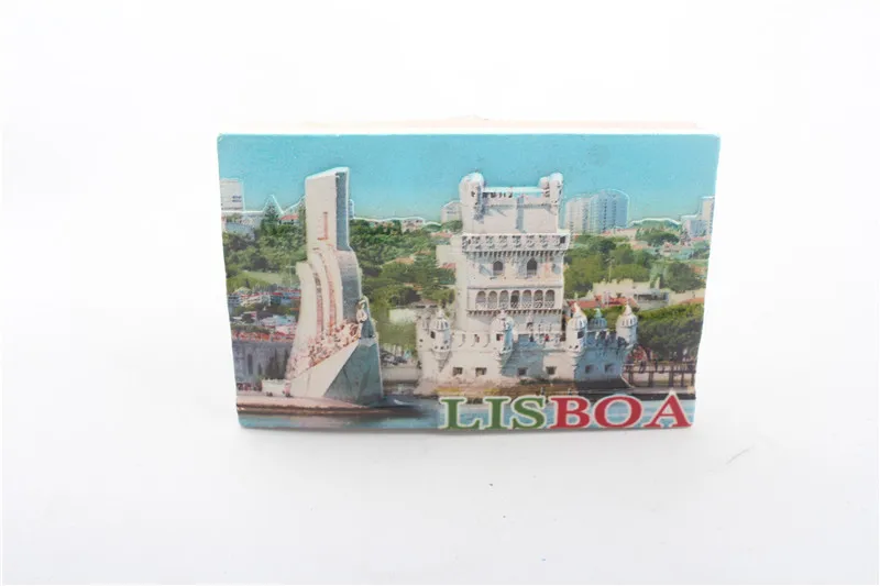 Новый сувенир из Лиссабона Португалия креативный 3D магнит на холодильник смолы