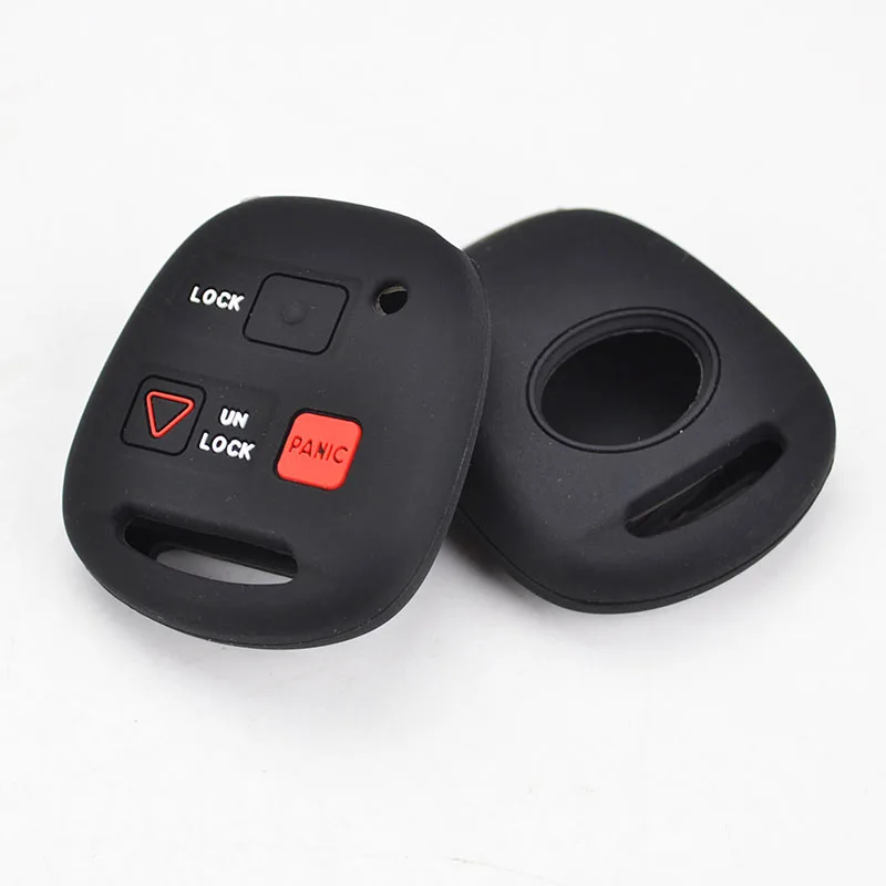 AX For Toyota Land Crusier FJ Cruiser Lexus ES GS LS IS RX SC LX GS300 GS430 ES330 Silicone Car Remote Key Pocket Cover Case|Футляр для