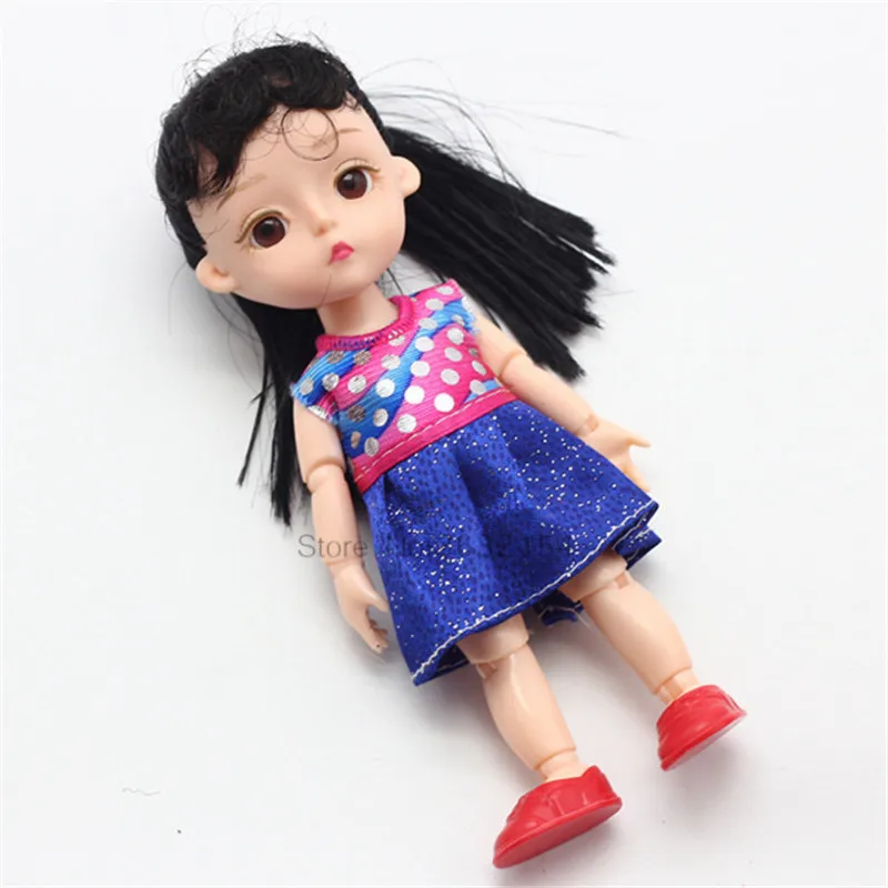 1/12 15 см платье для куклы BJD 13 шарниров DIY милые куклы принцессы BJD модное платье Костюм Куклы для девочек Аксессуары