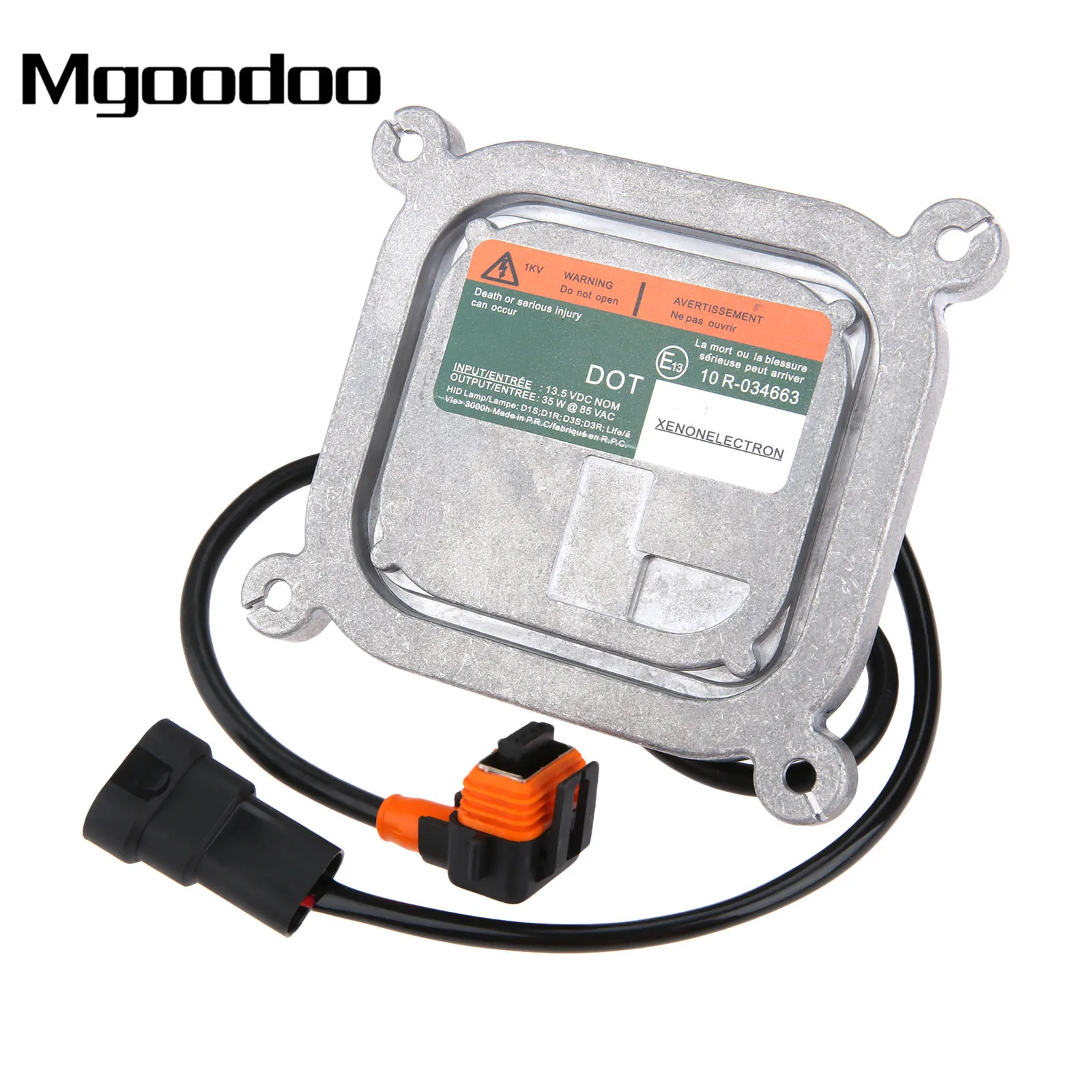 Mgoodoo Xenon HID фара балласт жгут проводов 10R 034663 AA3857300DG W/кабели для ламп D1S/R D3S/R Ford