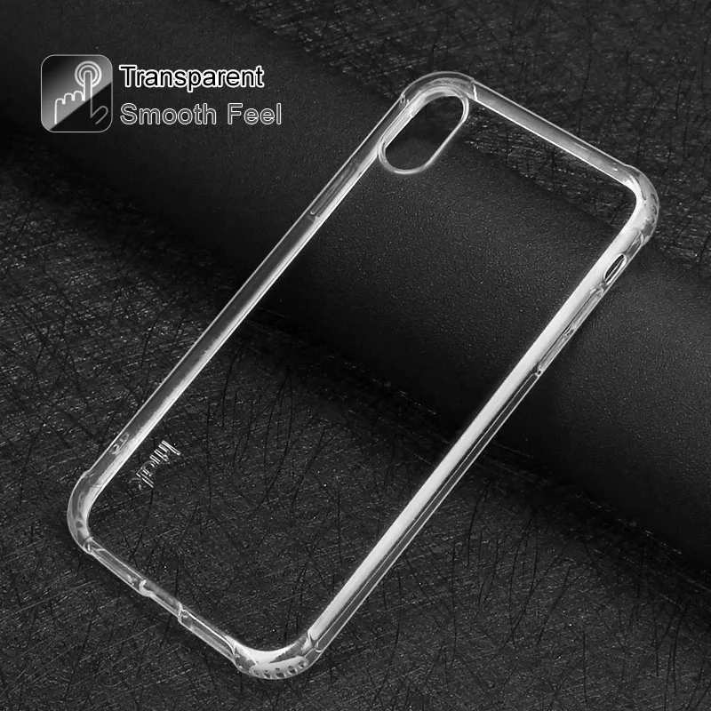 Чехол IMAK с подушкой безопасности для iPhone XS Max XR противоударный мягкий силиконовый