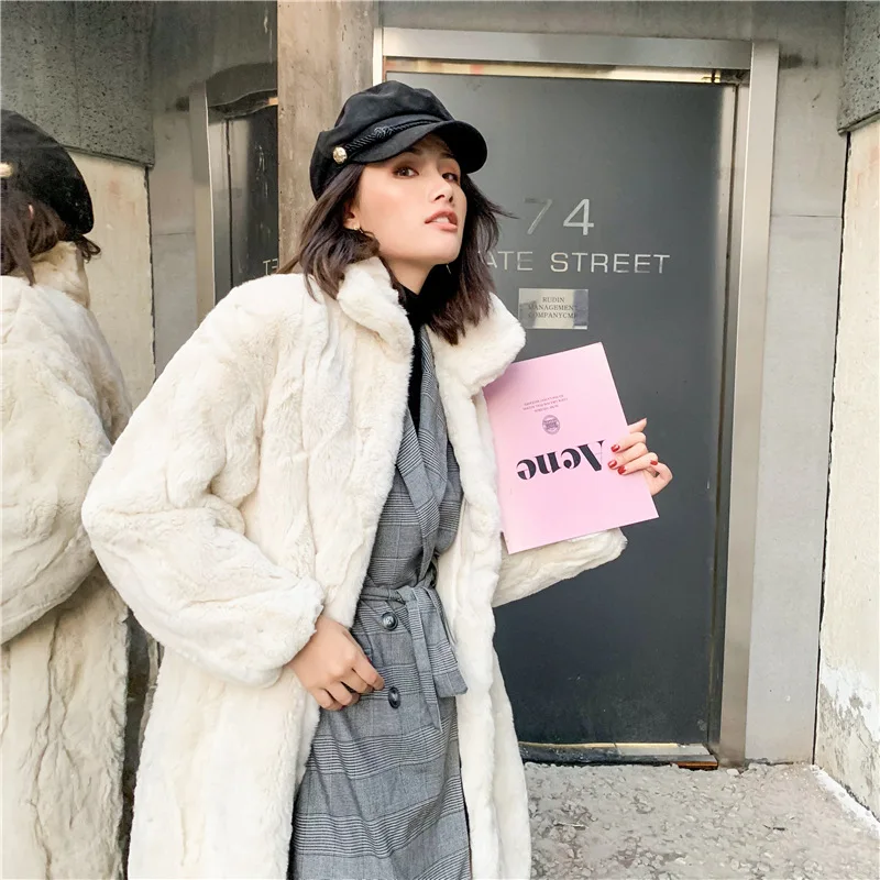 OFTBUY 2021 пальто с натуральным мехом зимняя куртка для женщин натуральный мех