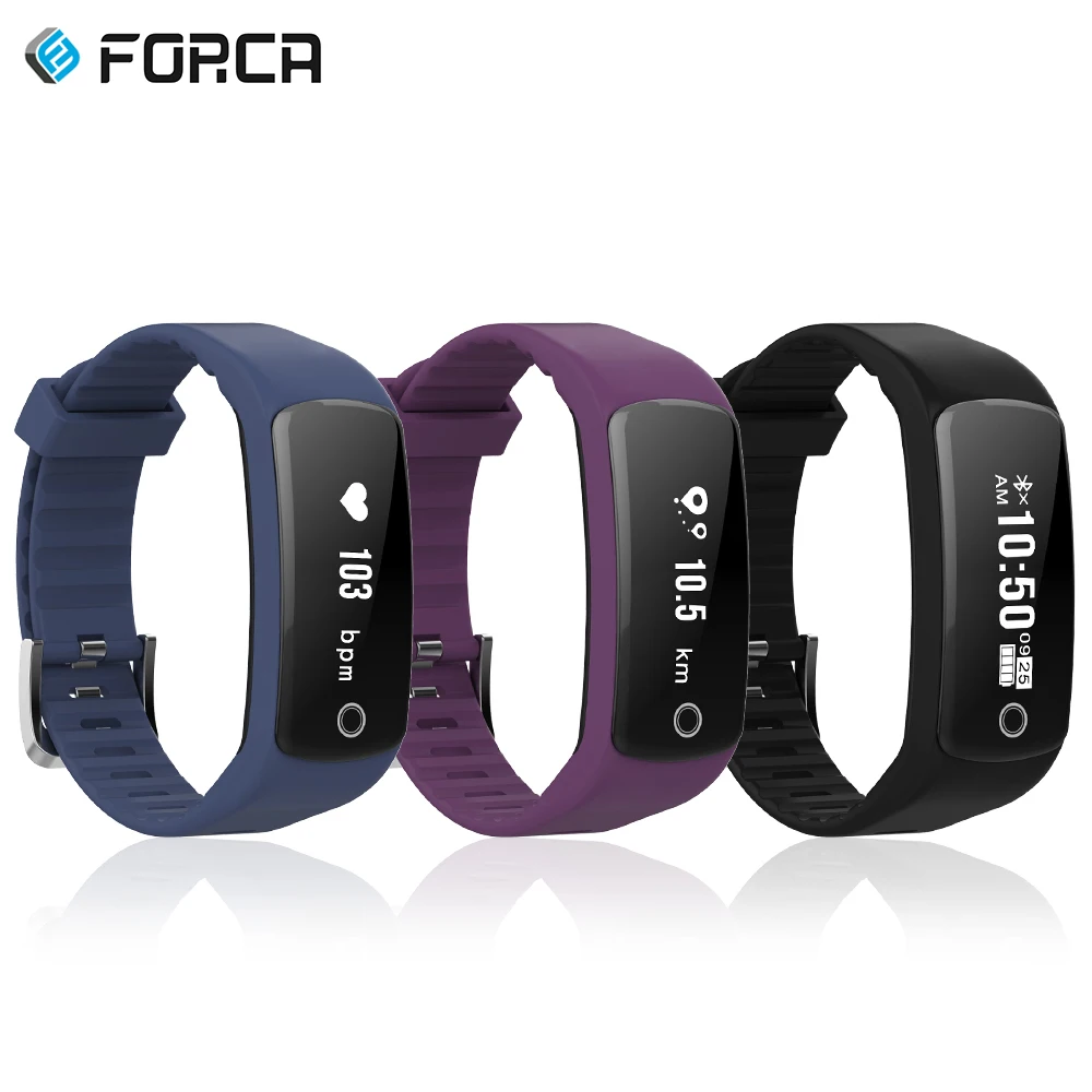 FORCA HB06 Built-in NFC Smart Bracelet Heart Rate Tracker(ongoing &amp static) IP67 Waterproof Alarm Clock For IOS Androids | Электроника