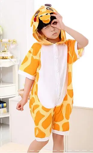Костюм для косплея с героями мультфильмов аниме жираф летние комбинезоны