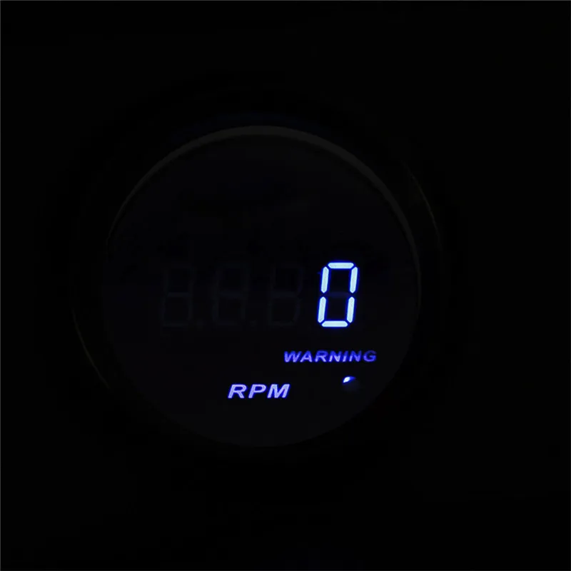 CARPRIE цифровой тахометр 2 дюйма 52 мм синий цифровой светодиодный Elec 0-9999 об./мин дисплей Тахометр автомобильный двигатель Прямая поставка 19A8
