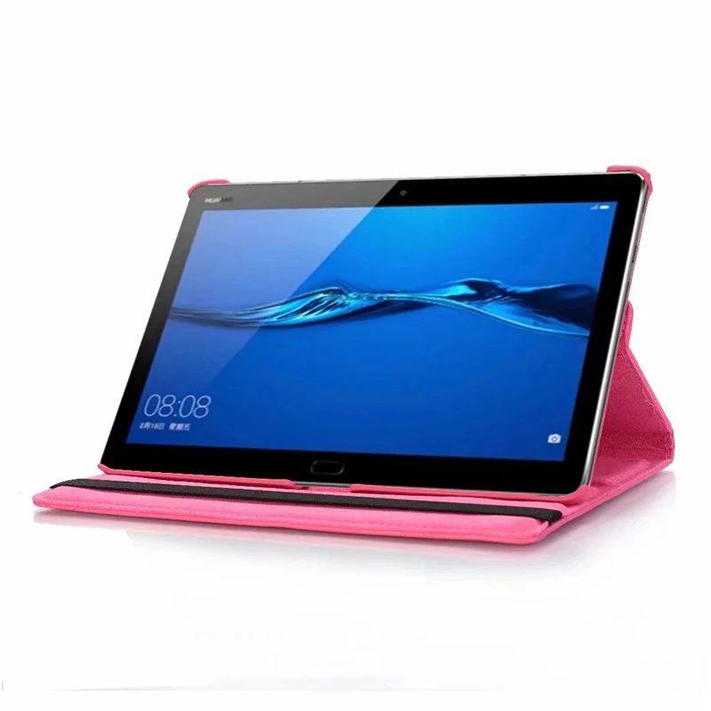 Чехол 360 для Huawei MediaPad M5 Lite вращающийся на 10360 градусов чехол из искусственной кожи планшета 10 1 дюйма|Чехлы