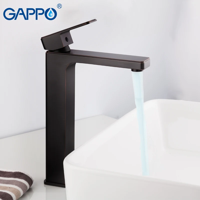 GAPPO смеситель для раковины водопад кран для раковины смеситель на бортике смеситель для ванны кран для раковины robinet salle de bain горячий холодный кран