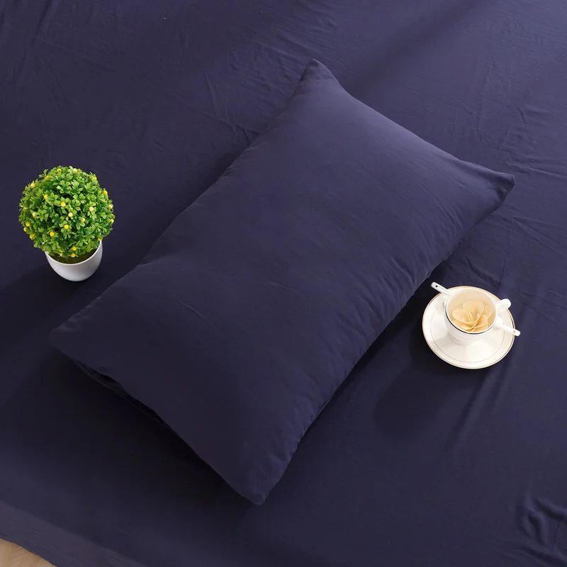 Постельные принадлежности темно-фиолетовый сплошной цвет 100% хлопок домашний