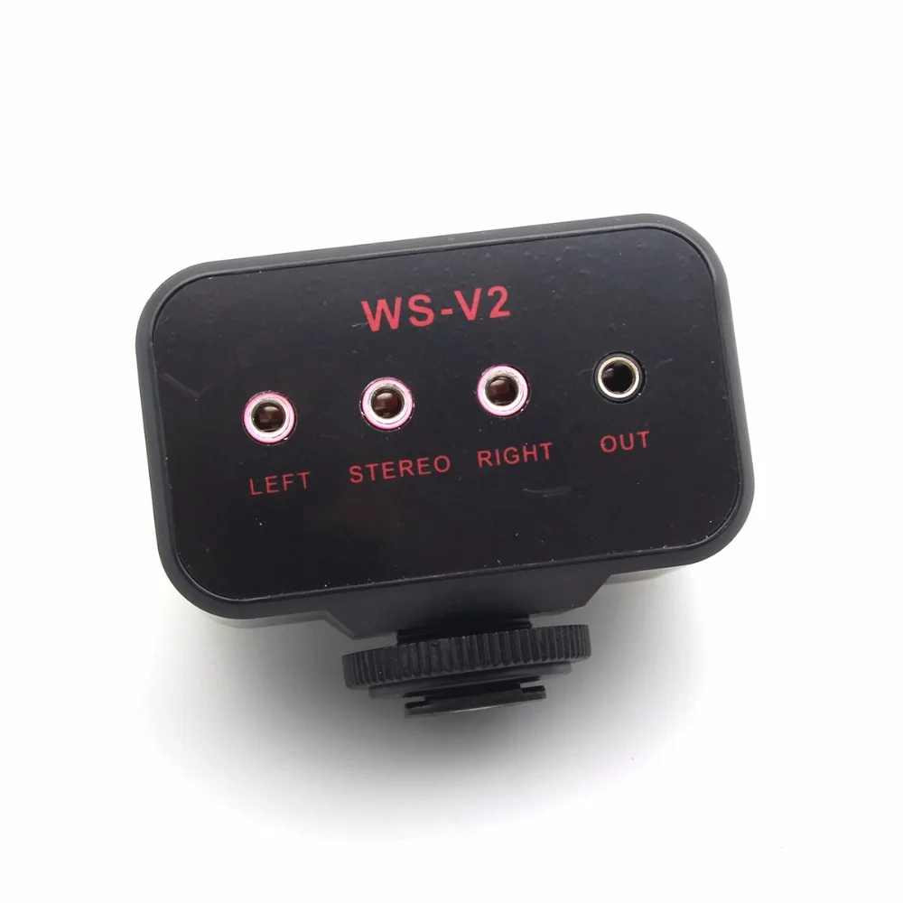 WS V2 Универсальный аудио адаптер с двойным XLR входов для цифровых зеркальных камер