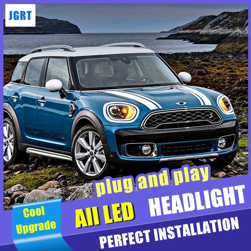 2017 2018 2019 стайлинга автомобилей для BMW MINI Cooper Countryman F60 полный светодиодный фары