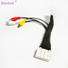 Кабель для камеры заднего вида с DVD-камерой и поддержкой камеры заднего вида, 3RCA AV-адаптер для Toyota PRADO COROLLA REIZ CAMRY CROWN RAV4