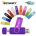 Флеш-накопитель Usb Micro, 4 ГБ, 8 ГБ, OTG, 16 ГБ, 32 ГБ, флешка, флеш-накопитель для смартфона, металлический внешний Usb 2,0, карта памяти