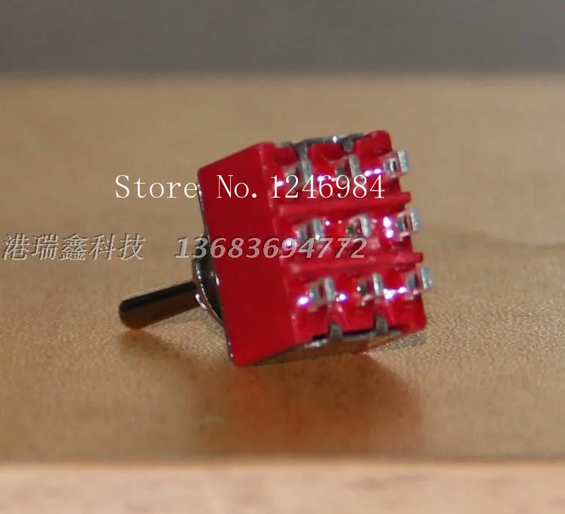 [SA]T8305 Трехходовой тумблер M6.35 маленький Q11 1M33 Тайвань Deli Wei -- 20 шт./лот