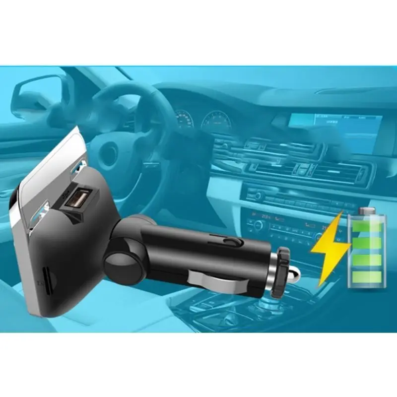 Новое поступление автомобильный комплект громкой связи беспроводной Bluetooth fm-передатчик lcd MP3 музыкальный плеер радио с usb зарядным портом дистанционное управление