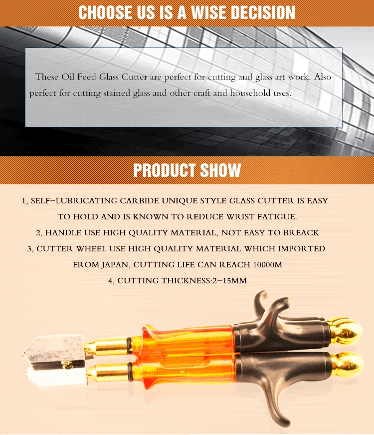 Brand New Hand-Held Glass Cutter T-Type Push Cutter High Quality Tungsten Steel Head Sharp Blade Comfortable Use Cutting Tool