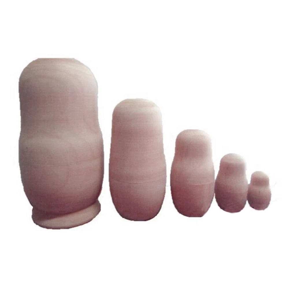 Русская кукла гнездышка 6 комплектов/5 комплектов пустая Матрешка матрешка