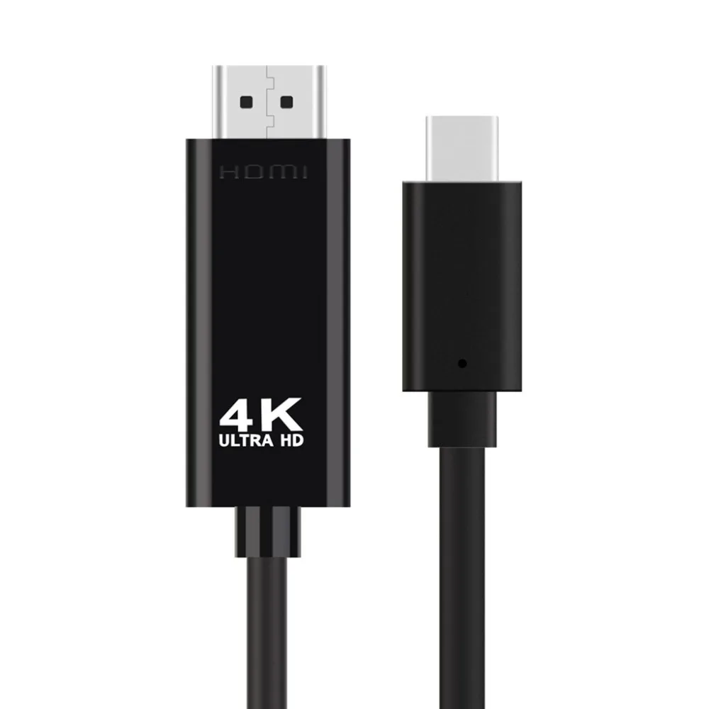1 8 м Type C на HDMI 4K кабель HDTV TV цифровой av адаптер Lightning для Samsung Galaxy S9 + S8 iPhone IOS|Кабели