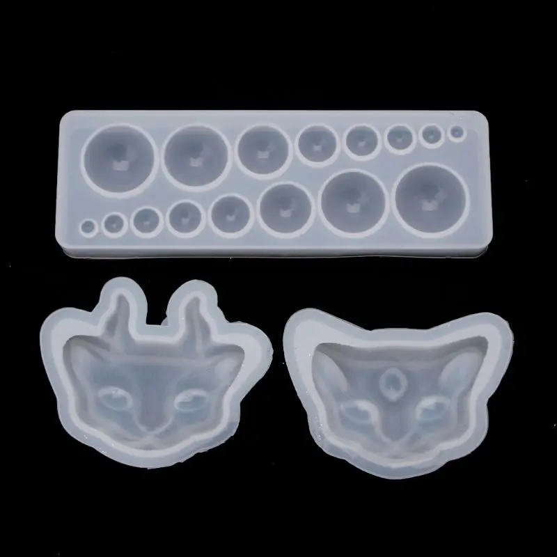 Мультяшный набор пресс форм из силиконовой смолы кошачий глаз инструменты для