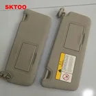 SKTOO для Changan CS75 солнцезащитный козырек с косметическим зеркалом солнцезащитный козырек бежево-серый