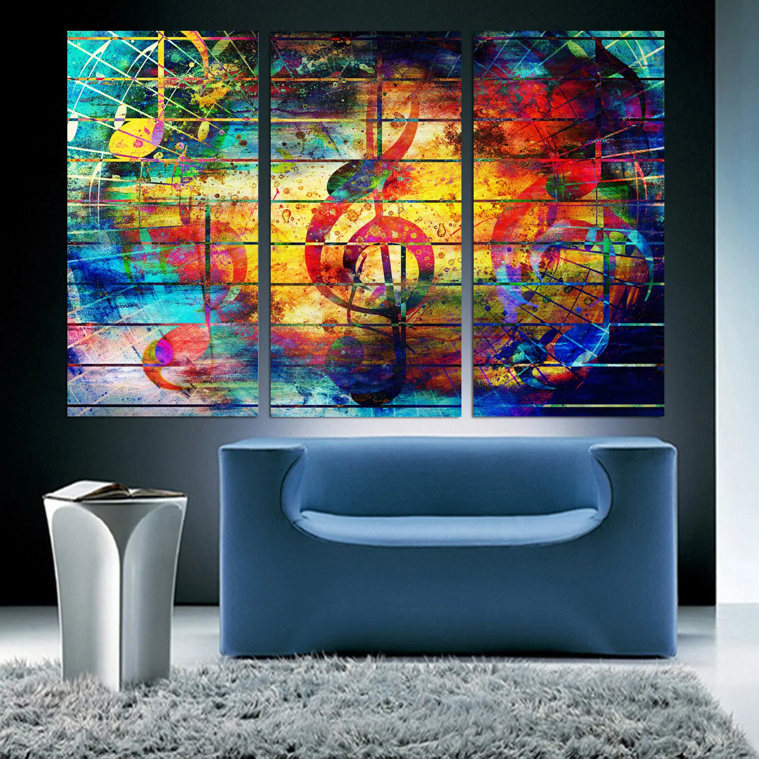 

Drop shipping 3 Panel printed painting Abstract painting Wall Art Picture Home Decoration Living Room Modern painting LS770