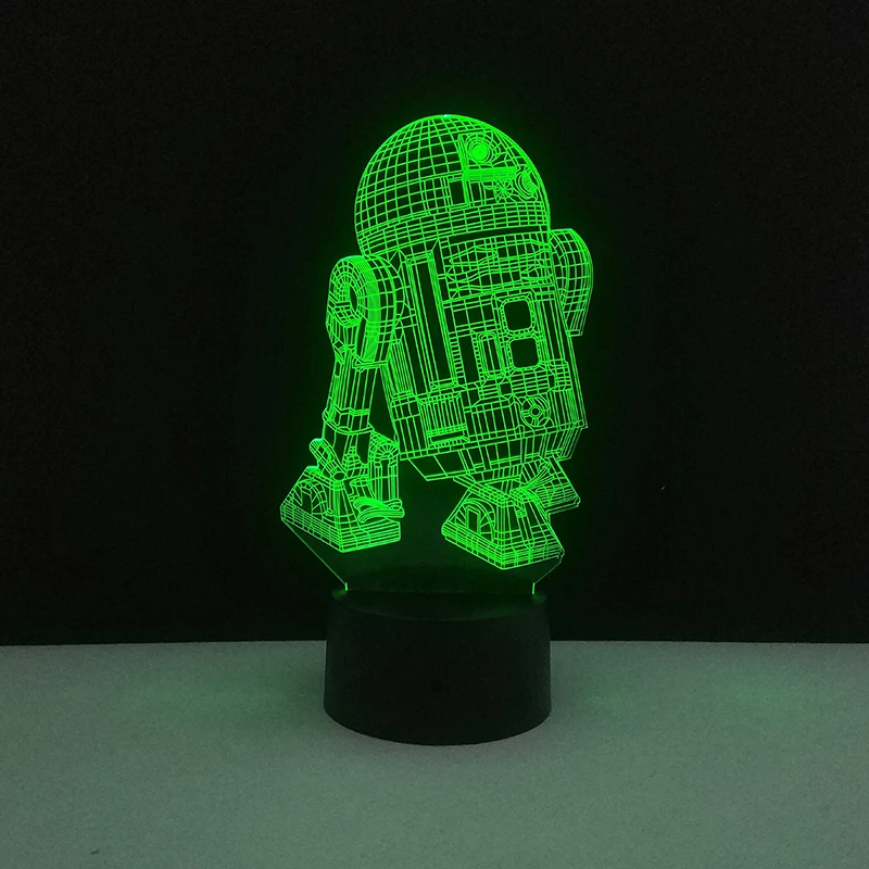 3D лампа ночники светодиодный светодиодная USB светодиодное освещение Luminaria
