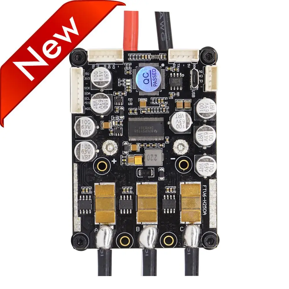 Большая емкость Benjamin ESC VESC6.6 Электрический скейтборд доска для серфинга электронный регулятор 200A 60 V