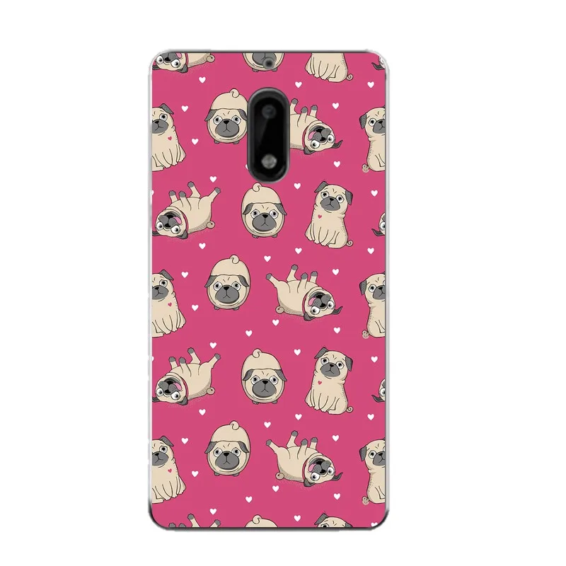 Мягкий прозрачный чехол из ТПУ с рисунком кота для Nokia3 5 6 8 N540 N640 N535 N830 Fundas Dog