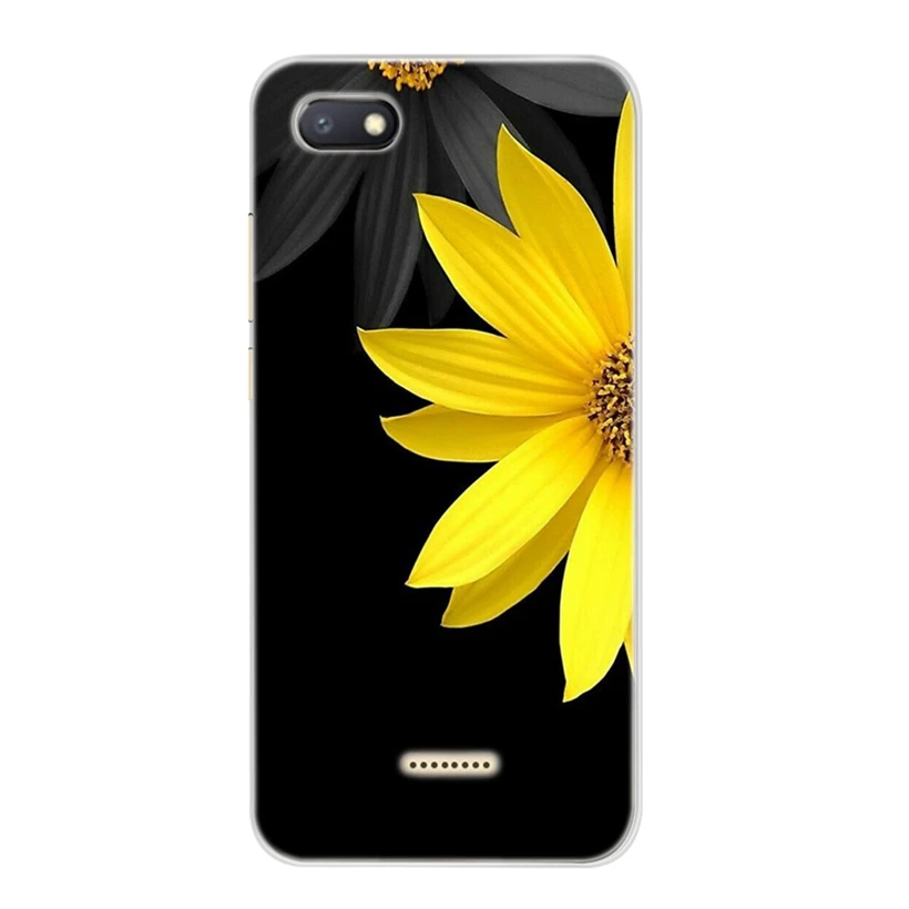 Чехол для Xiaomi Redmi Mi A1 8/Mi 8 Lite TPU силиконовый чехол с рисунком цветка из мультфильма