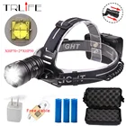 40W чип XHP70 светодиодный головной светильник XHP50 светодиодный фары зум налобный фонарь вспышка светильник фонарь Фонари головной светильник использовать 3*18650 батарея
