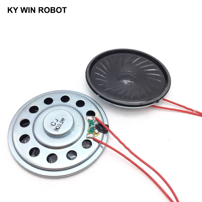 2 шт./лот новый ультра тонкий Динамик 8 Ом 0 5 Вт 8R Диаметр 57 мм 7 см Толщина с