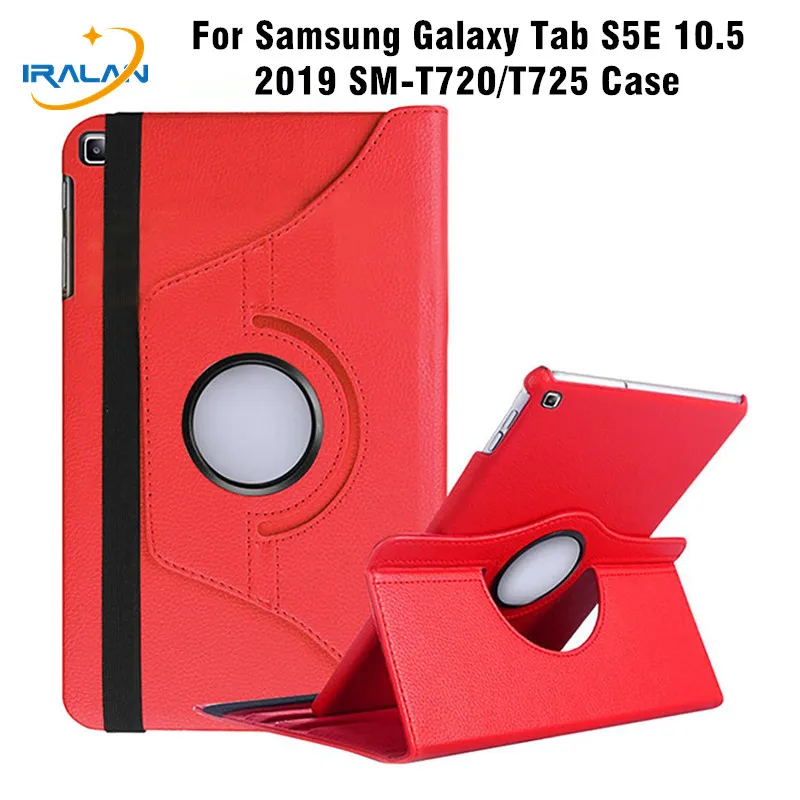 Вращающийся на 360 градусов чехол для Samsung Galaxy Tab S5E 2019 10 5 ''T720 T725 SM T720 Folio Stand PU