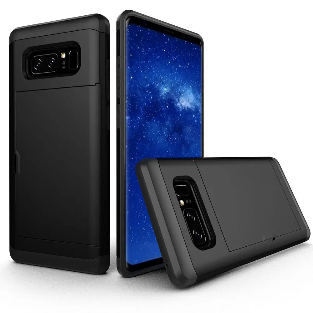 Защитный чехол для samsung Galaxy Note 9, 8, 10 Plus, S6, S7, слот для карт, чехол для samsung S9, S8 Plus, S7, S6 Edge, S10E