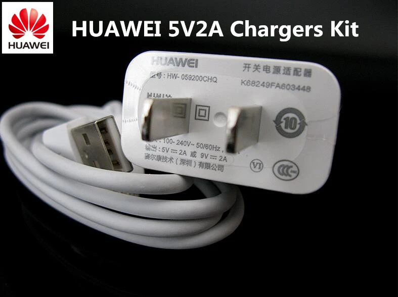 Оригинальное зарядное устройство Huawei Quick Charge 2 0 5V1A 5V2A USB адаптер зарядный кабель в