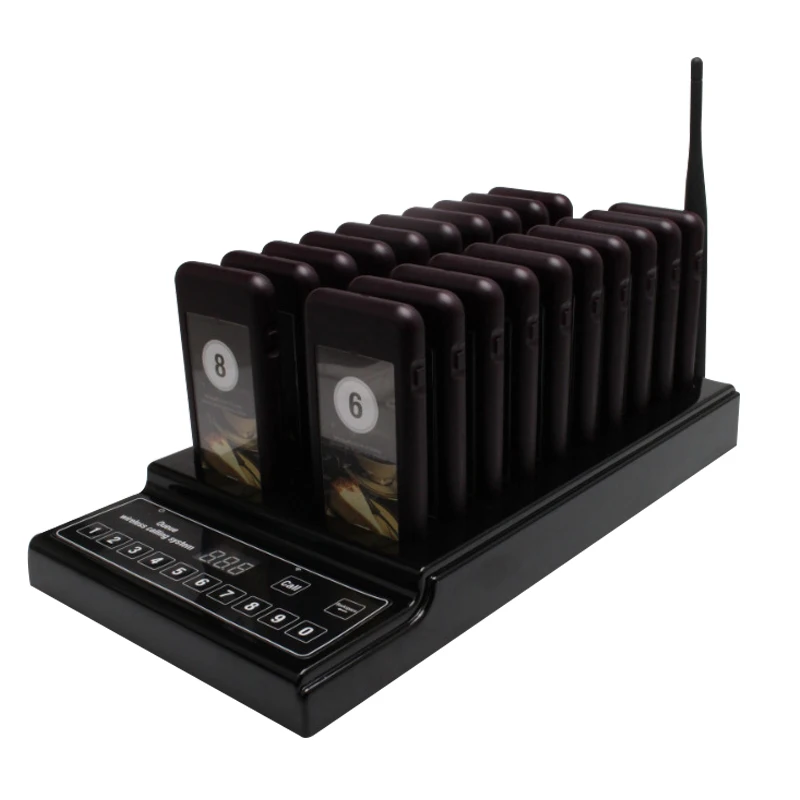 20 беспроводной ресторанный пейджер система подкачки официанта очереди с