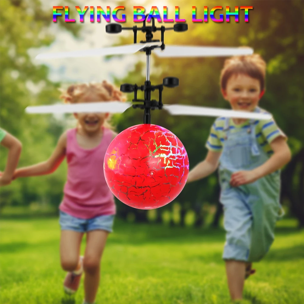 

RC Flying Ball Drone Aircraft Helicopter Led Luminous Toy Flight Balls Infrared Induction Lights Baby Gift Electric Toy Kids