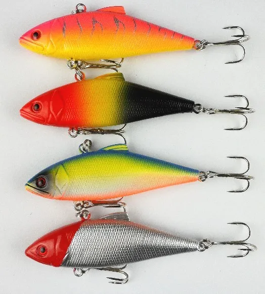 

4 шт. пластиковая рыболовная Тонущая Вибрирующая приманка 8,5 см-11,06 г Вибрирующая Vibe жесткие приманки искусственная приманка 4 цвета (VIB014)