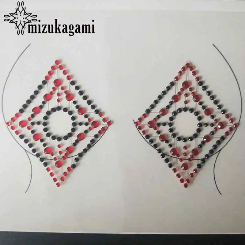 Акриловая полимерная мозаика, наклейка Bindi, ручная работа в богемном и этническом стиле, украшения для сосков, украшения для танцоров