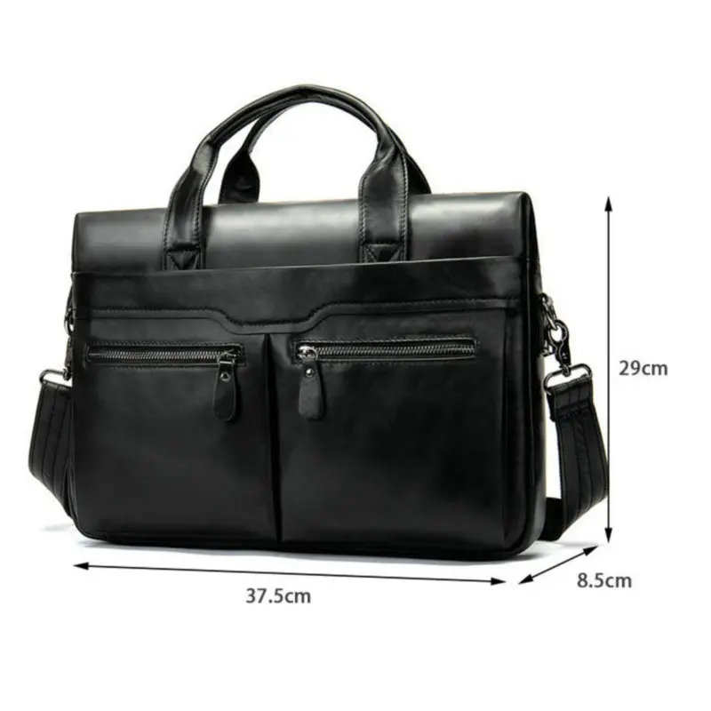 

New Arrival High 100% Quality genuine Leather Man Messenger Bag Bag Set Brand Men's Briefcases Business Laptop Men Handbag