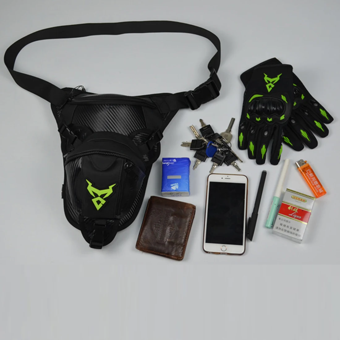 Высокое качество из микрофибры Rider Ноги сумка треккинг мотоциклетные нападение