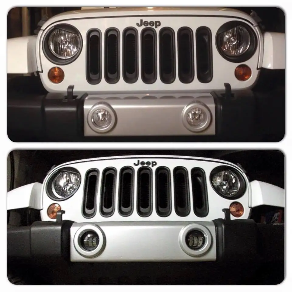 2X DOT 4 &quotсветодиодные противотуманные фары для внедорожника Jeep Wrangler Dodge Chrysler