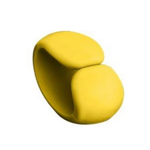 1pcs yellow 1 шт. устройство для сматывания кабеля Резиновый Кабельный органайзер провод обернутый шнур держатель для iPhone samsung наушники MP4 высокое качество - Цвет: 1pcs yellow