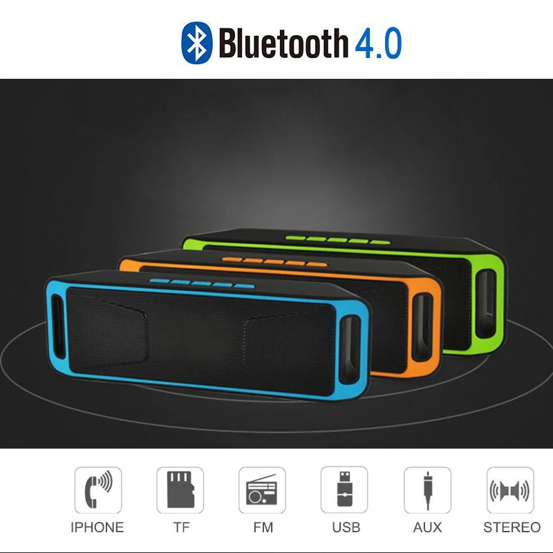 Беспроводной bluetooth динамик высококачественный бас звук стерео сабвуфер двойной