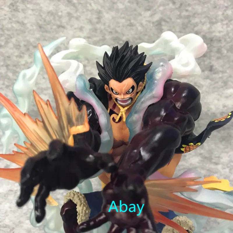Фото One Piece Monkey D. Luffy The Straw Hat Pirates Gear Fourth Lion Rocket Fifth Sea Emperor PVC Action Figure Toy BOX Y49 Игрушки и One Piece Monkey D. Luffy The Straw Hat Pirates Gear Fourth Lion Rocket Fifth Sea Emperor PVC Action Figure Toy BOX Y49 Игрушки и